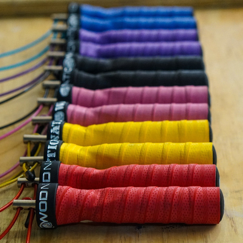 Wod Nation Attack Speed Jump Rope : Adjustable Jumping Ropes : Unique Two Cable Skipping Workout System : One Thick And One Ligh