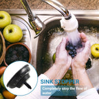 Kone Kitchen Sink Stopper And Strainer 2 Pack Oil Rubbed Bronze Sink Basket Strainer Replacement For Standard 3-12 Inch Drain, S