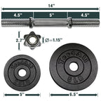 Yes4All Adjustable Dumbbell 40.02 Lbs