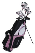 Aspire Xd1 Ladies Womens Complete Golf Clubs Set Includes Titanium Driver, S.S. Fairway, Hybrid, 6-Pw Irons, Putter, Bag, 3 H/Cs