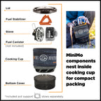 Jetboil Minimo Camping And Backpacking Stove Cooking System With Adjustable Heat Control (Adventure)