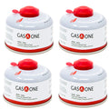 Gasone Camping Fuel Blend Isobutane Fuel Canister 100G (4 Pack)
