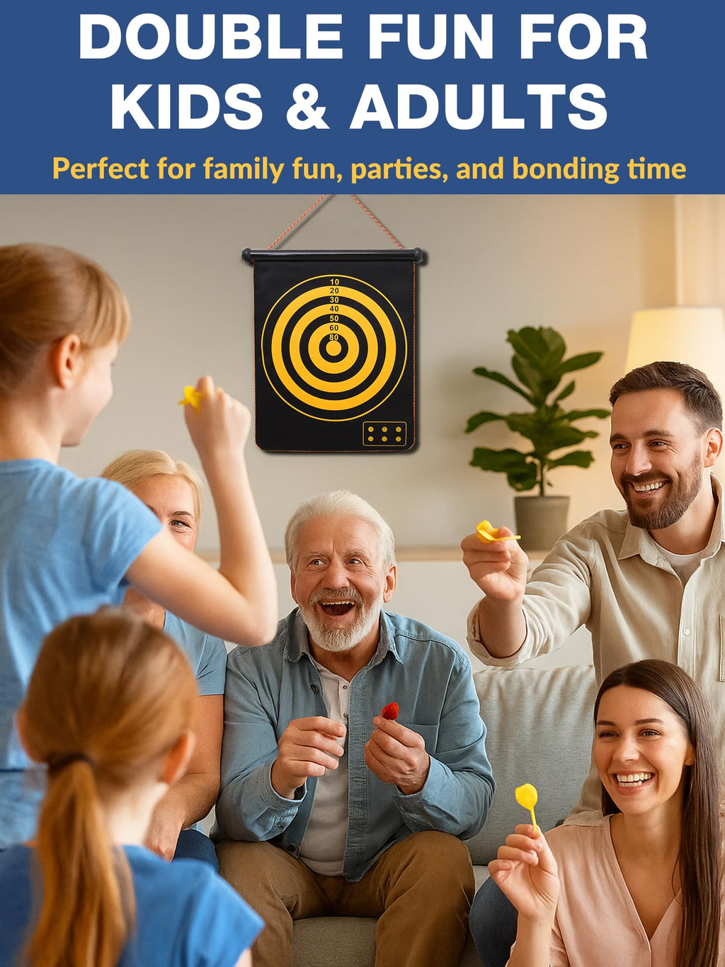 Magnetic Dart Board For Kids With Magnetic Darts 12Pcs, Stocking Stuffers For Kids Boys Toys Age 8-12, 6-8 5 6 7 8 9 10 11 12 13