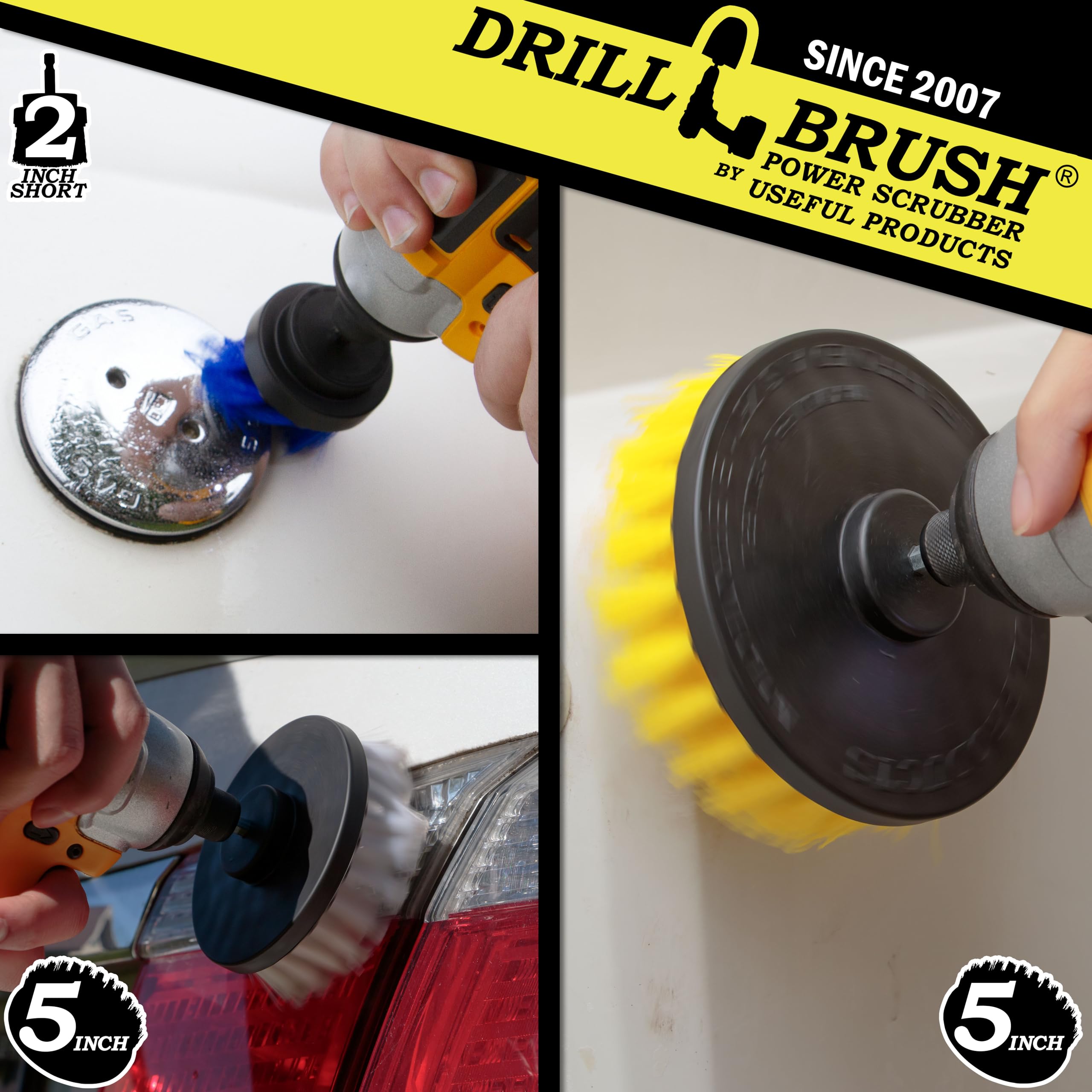 Cleaning Supplies - Bathroom Accessories - Drill Brush - Grout Cleaner - Sink - Bathtub - Bath Mat - Shower Cleaner - Glass Clea