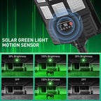 Hog Light For Night Hunting,18000Lm Powered Feeder Light(Green) Solar Lights For Hunting Hogs, Coyote, Varmint, Deer, Motion Act