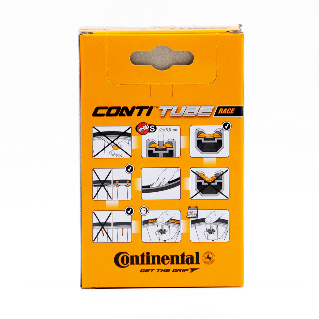 Continental 42Mm Presta Valve Tube, Black, 700 X 25C-32C, Race 28-(700C)-Wide