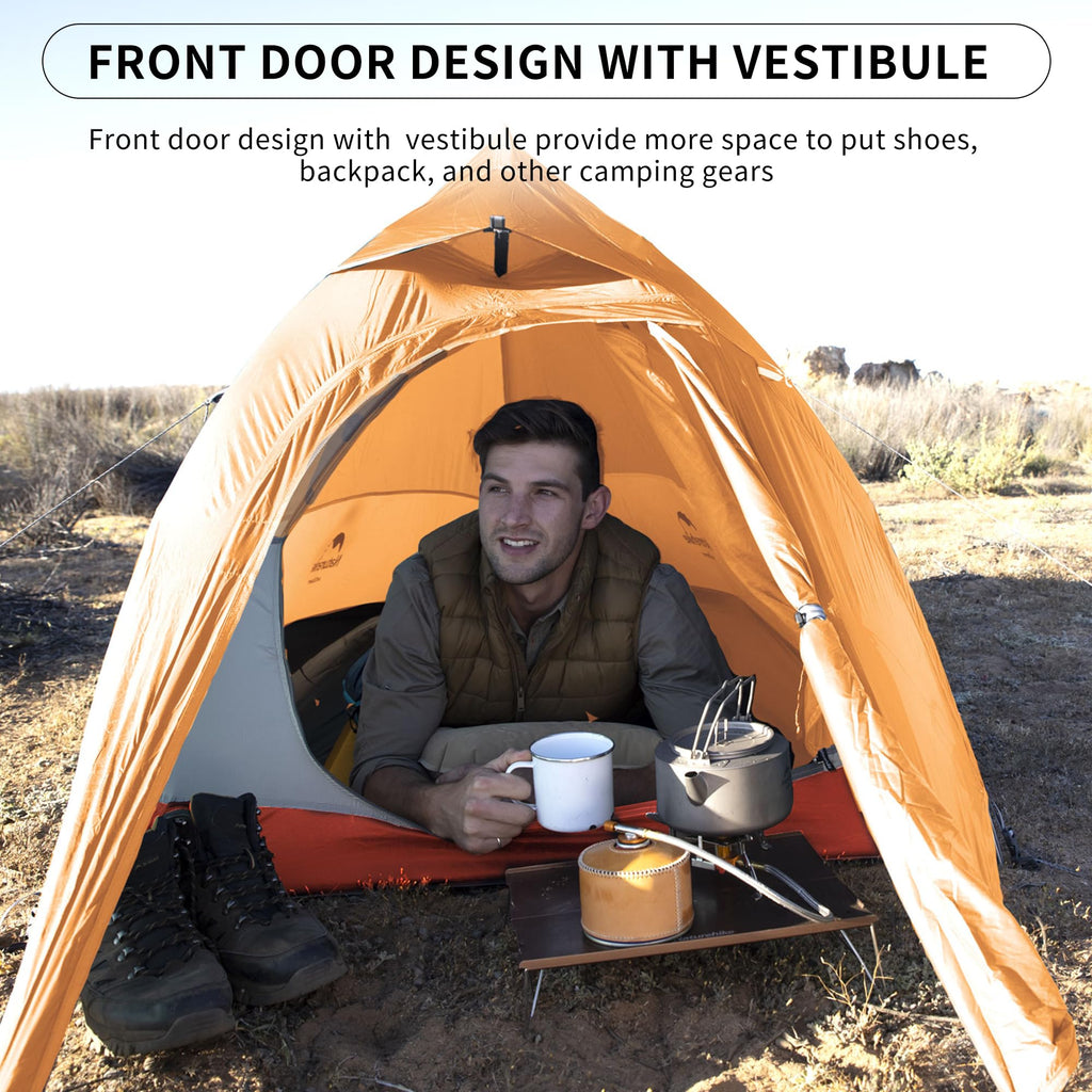 Naturehike Cloud Up 1 Person Tent Lightweight Backpacking Tent With Footprint - 3 Season Camping Hiking Waterproof Backpack 1 Ma