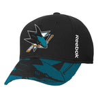 Outerstuff Nhl Youth Boys Fitmax'70 Draft Baseball Cap, Osfm, San Jose Sharks