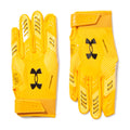 Under Armour Men'S F9 Nitro Football Gloves, (750) Steeltown Gold/Taxi/Black, Medium