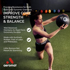 Aeromat Extreme Elite 10 Lb Medicine Balls For Exercise - 9'' Diameter Workout Ball, Weighted Balls For Exercise, Weight Ball, W