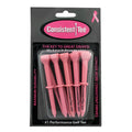 Consistent Tee 3 1/4'' Pack Of 10 Durable, Biodegradable Tees For Perfect Height And Position (Pink)