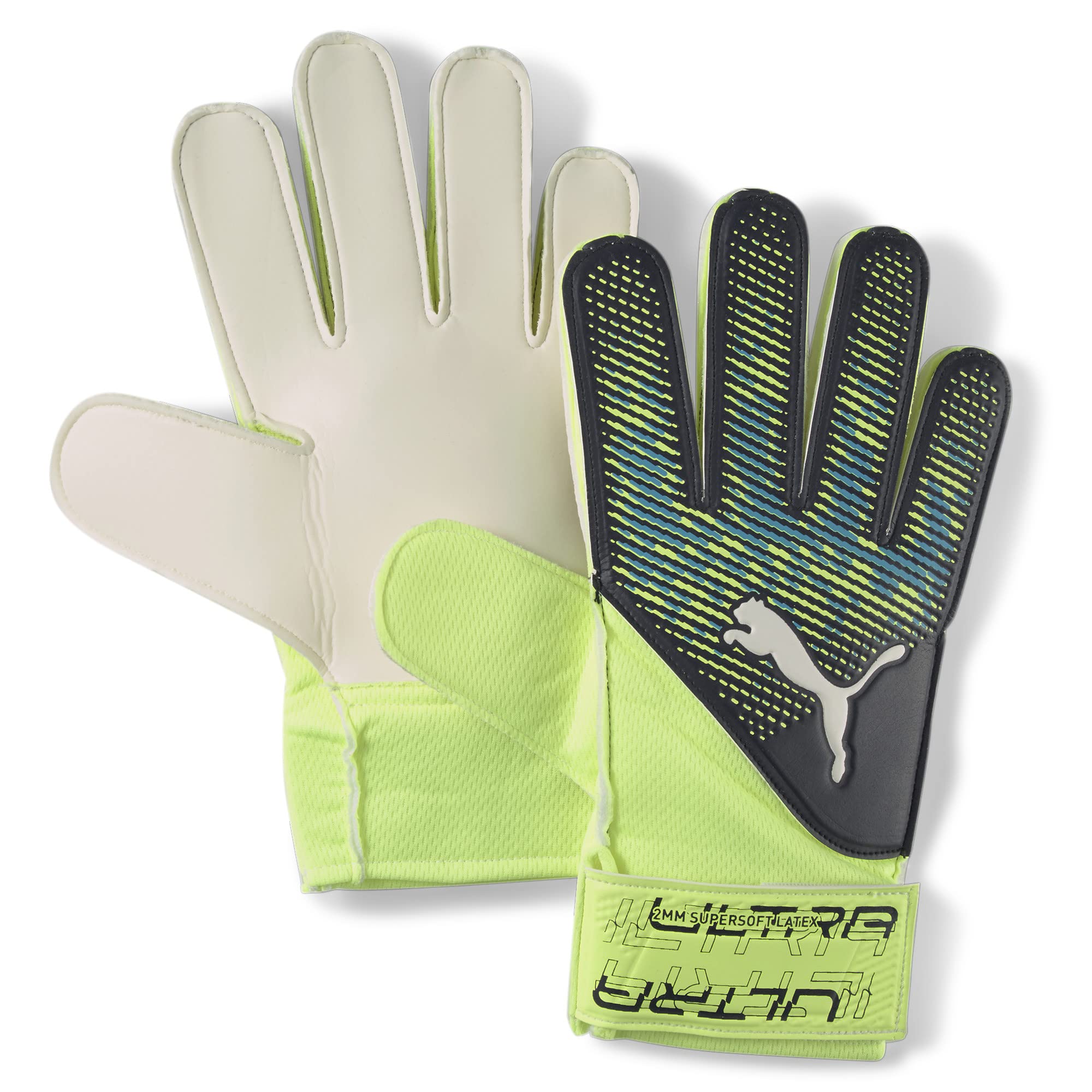 PUMA Mens Ultra Grip 4 Goalkeeper Gloves - Yellow - Size 8
