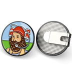 Gilmore Cracker Golf Ball Marker And Magnetic Hat Clip, Plus Bonus Drunk Caddy Golfball Marker - Fun, Unique, And Must-Have Golf