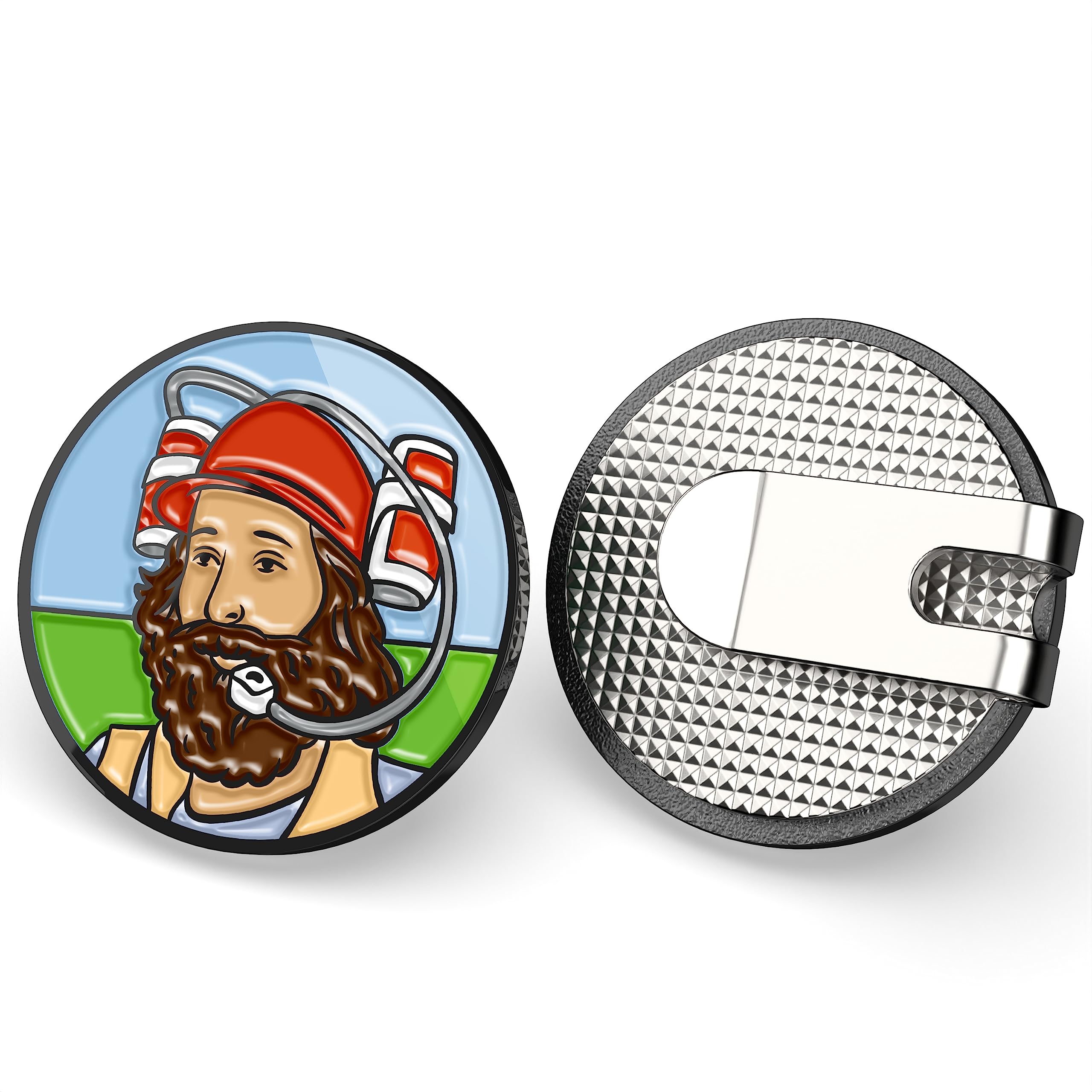 Gilmore Cracker Golf Ball Marker And Magnetic Hat Clip, Plus Bonus Drunk Caddy Golfball Marker - Fun, Unique, And Must-Have Golf