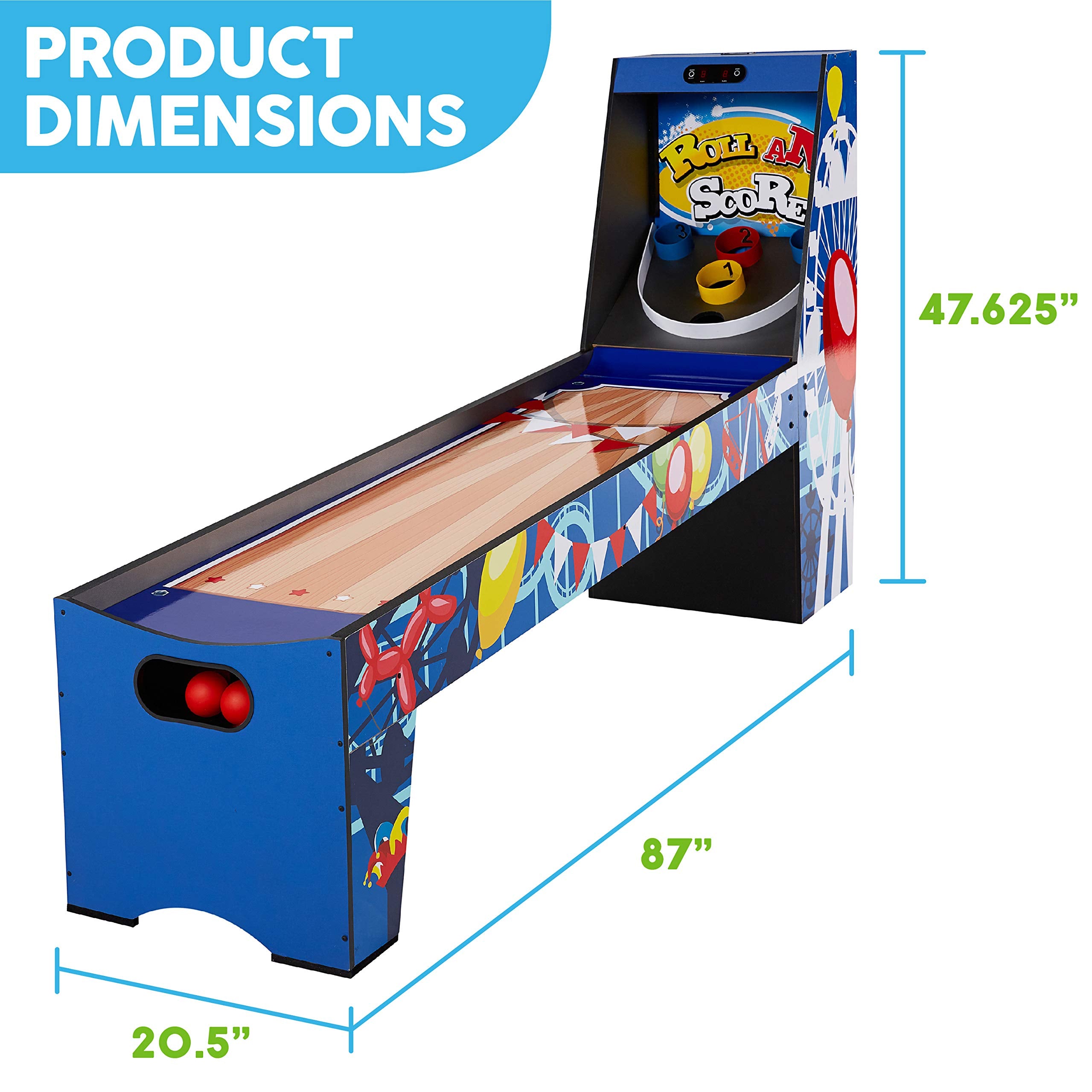 MD Sports 87 Roll and Score Game, Blue (AC287Y22004)