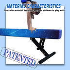 Seliyoo Adjustable Balance Beam For Kids - 8Ft Gymnasitcs Beam - High And Lower Floor Beam For Gymnastic Center Gymnastics Equip