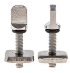 Santa Barbara Surfing Sbs - No Tool Stainless Steel Fin Screw For Longboard And Sup - 2 Pack