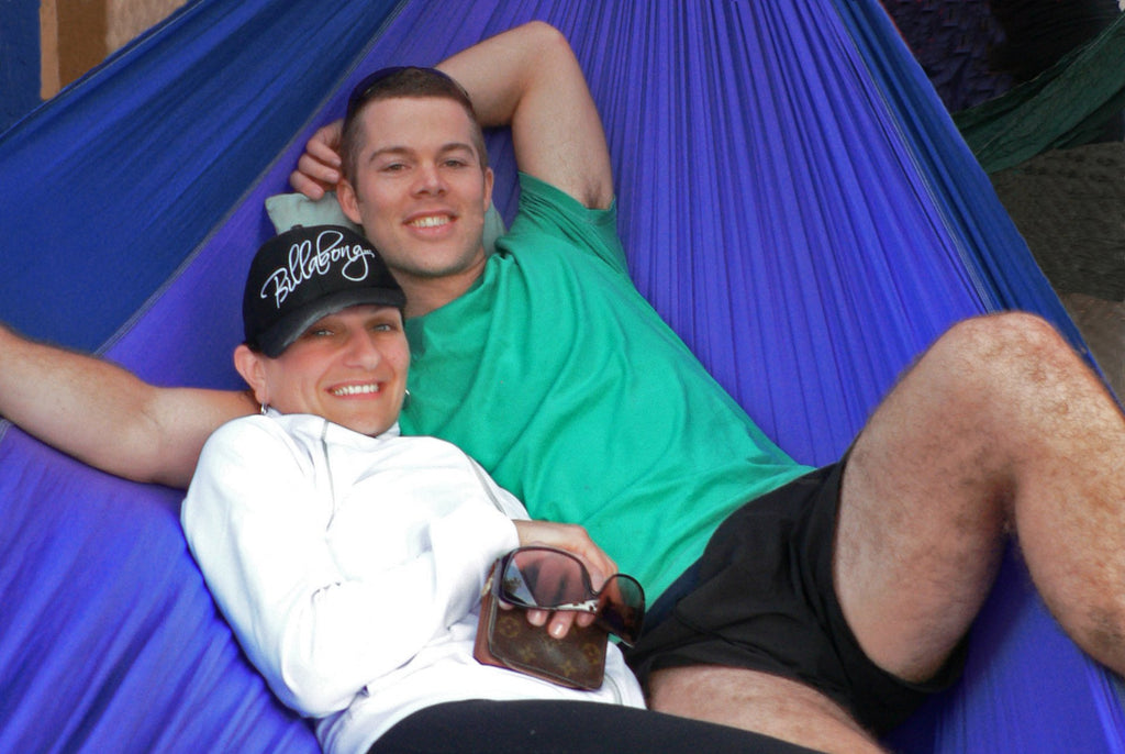 Hammock Bliss Double - Extra Long - Extra Wide - Extra Large - Two Person Double Wide Camping Hammock - Suspension System Includ