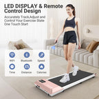 Walking Pad Treadmill - Deerrun Smart Under Desk Treadmill With Remote Control, 2 In 1 Portable Treadmills For Small Spaces, Ult