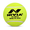 Nivia Heavy Tennis Ball Cricket Ball (Pack Of 6), Yellow