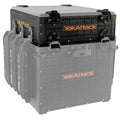YakAttack ShortStak Upgrade Kit for BlackPak Pro | 16 x 16 - Black | Kayak Crate Expansion Layer with GridLoc Panels & Hardware 