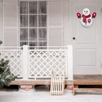 Rico Industries Ncaa Indiana Hoosiers Snowman Shape Cut Pennant - Home And Living Room D  Cor - Soft Felt Ez To Hang, 18X0.10X18