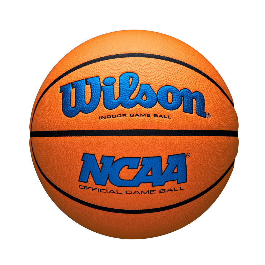 Wilson Ncaa Evo Nxt Official Indoor Game Basketball - Royal/Orange, Size 6-28.5''