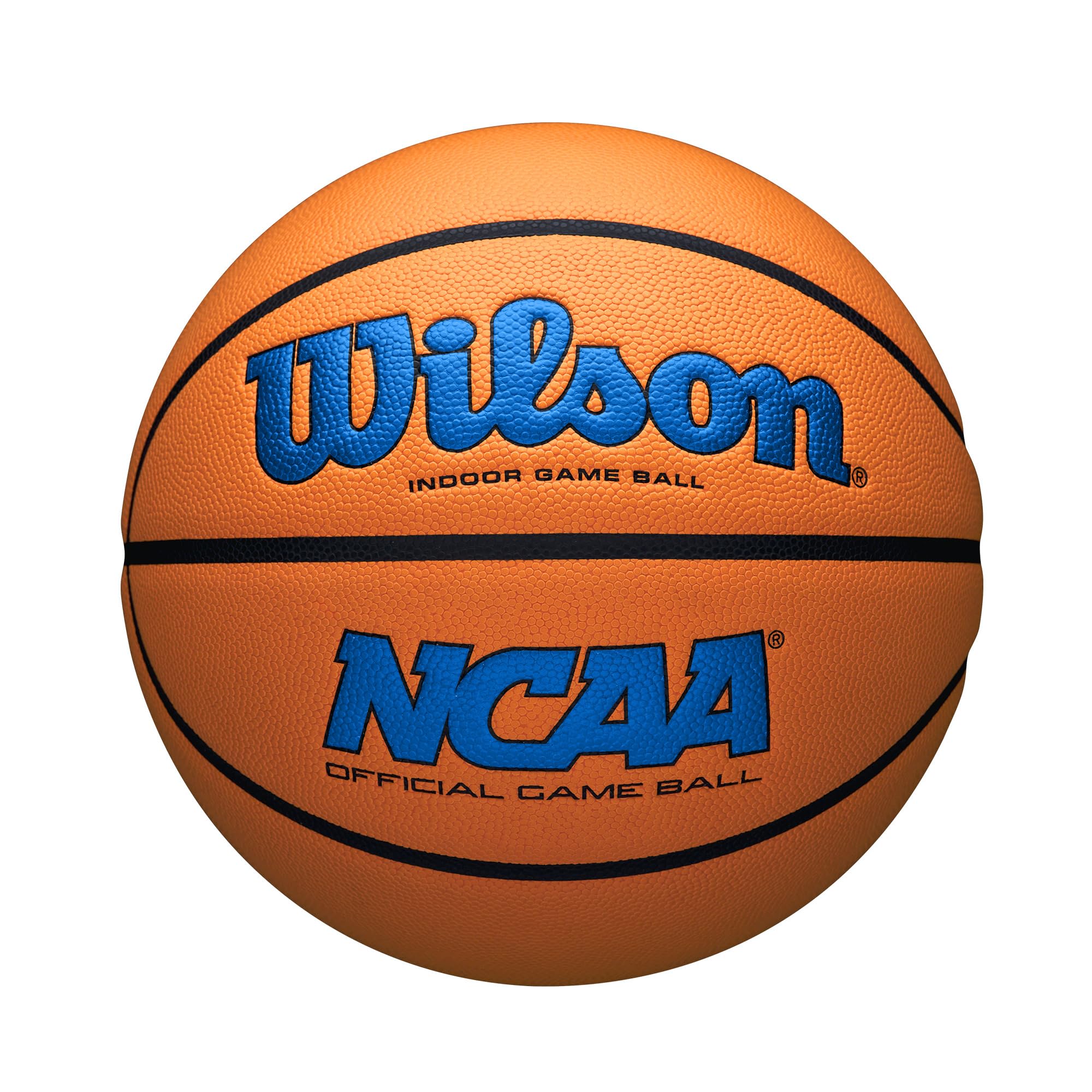 Wilson Ncaa Evo Nxt Official Indoor Game Basketball - Royal/Orange, Size 6-28.5''
