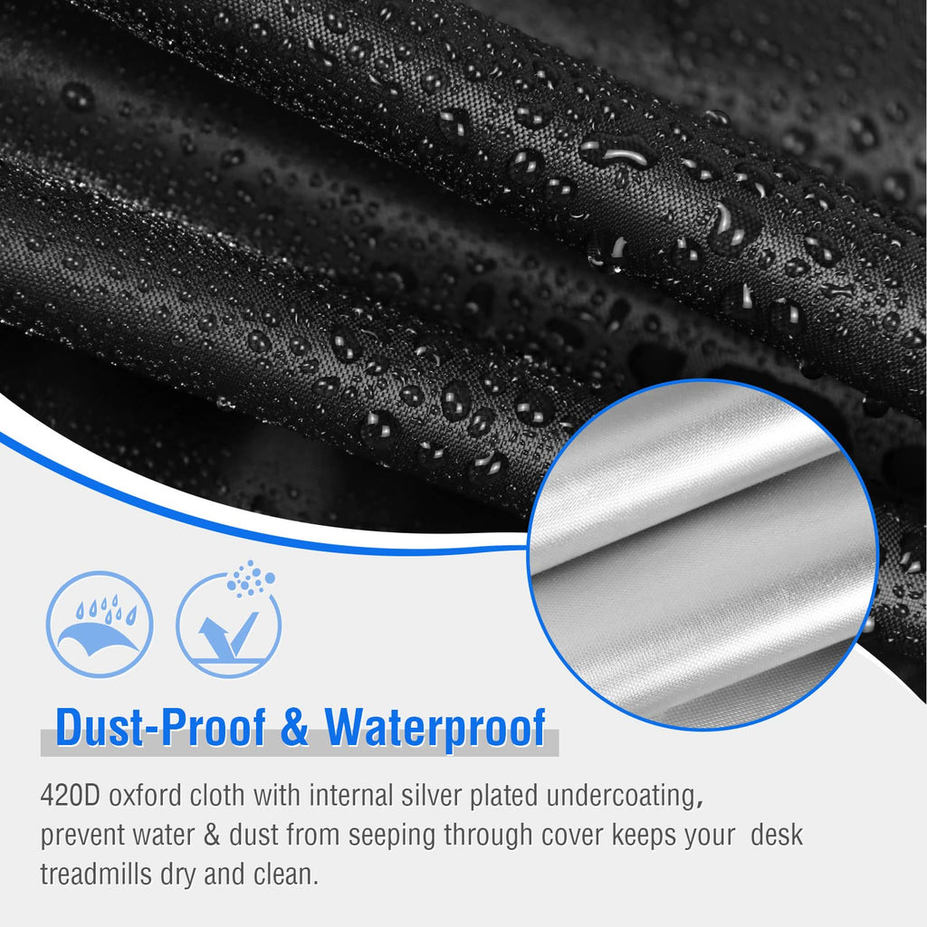 Aidetech Under Desk Treadmill Cover for Sperax Walking Vibration Pad, Dust-Proof Walking Pad Cover, Waterproof Protective Cover