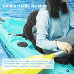 Kayak Seat Thickened Padded Kayak Seat Extra Thick Padded Sit-On-Top Canoe Seat Cushioned - Deluxe Fishing Boat Seat With 4 Pair