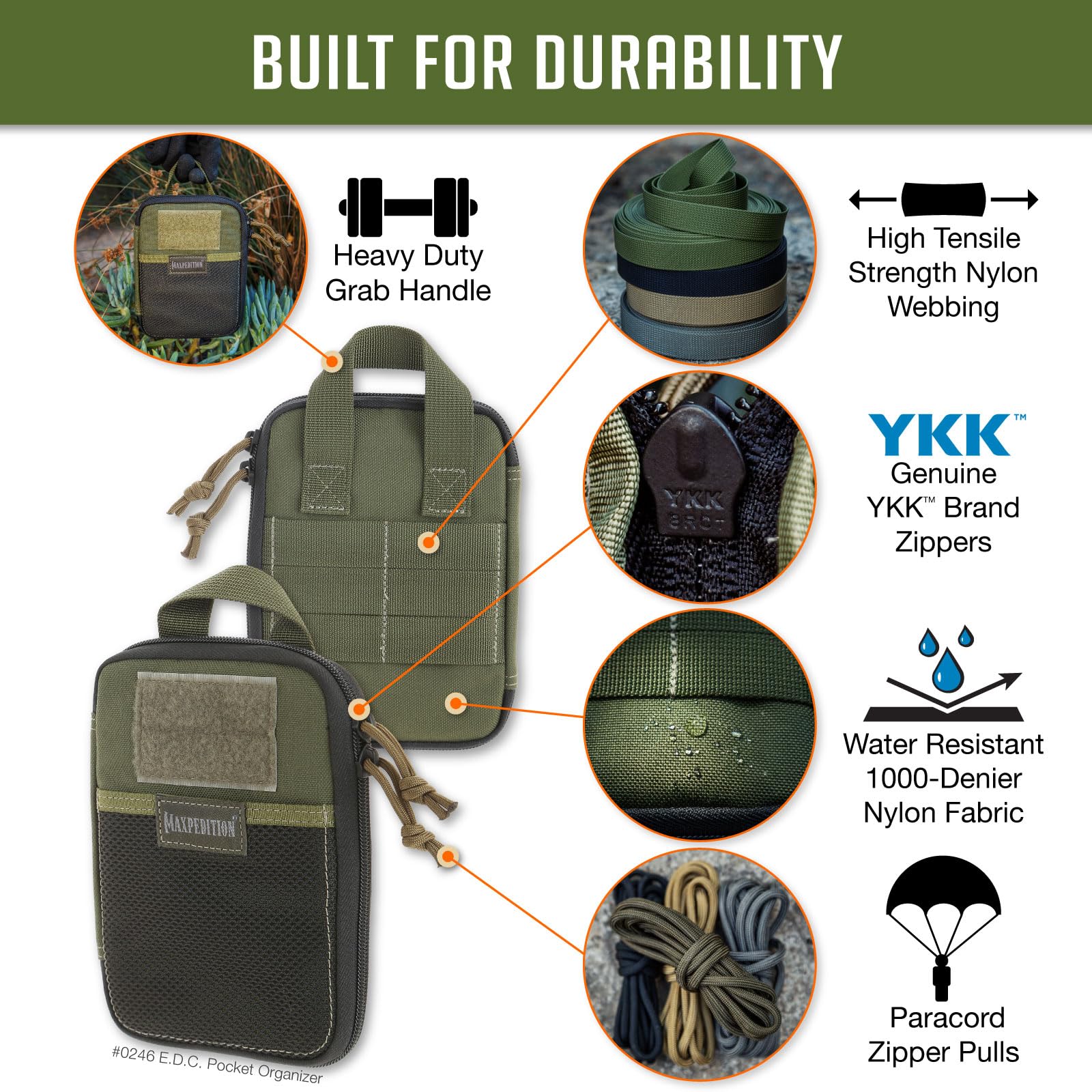 Maxpedition E.D.C. Pocket Organizer (OD Green)