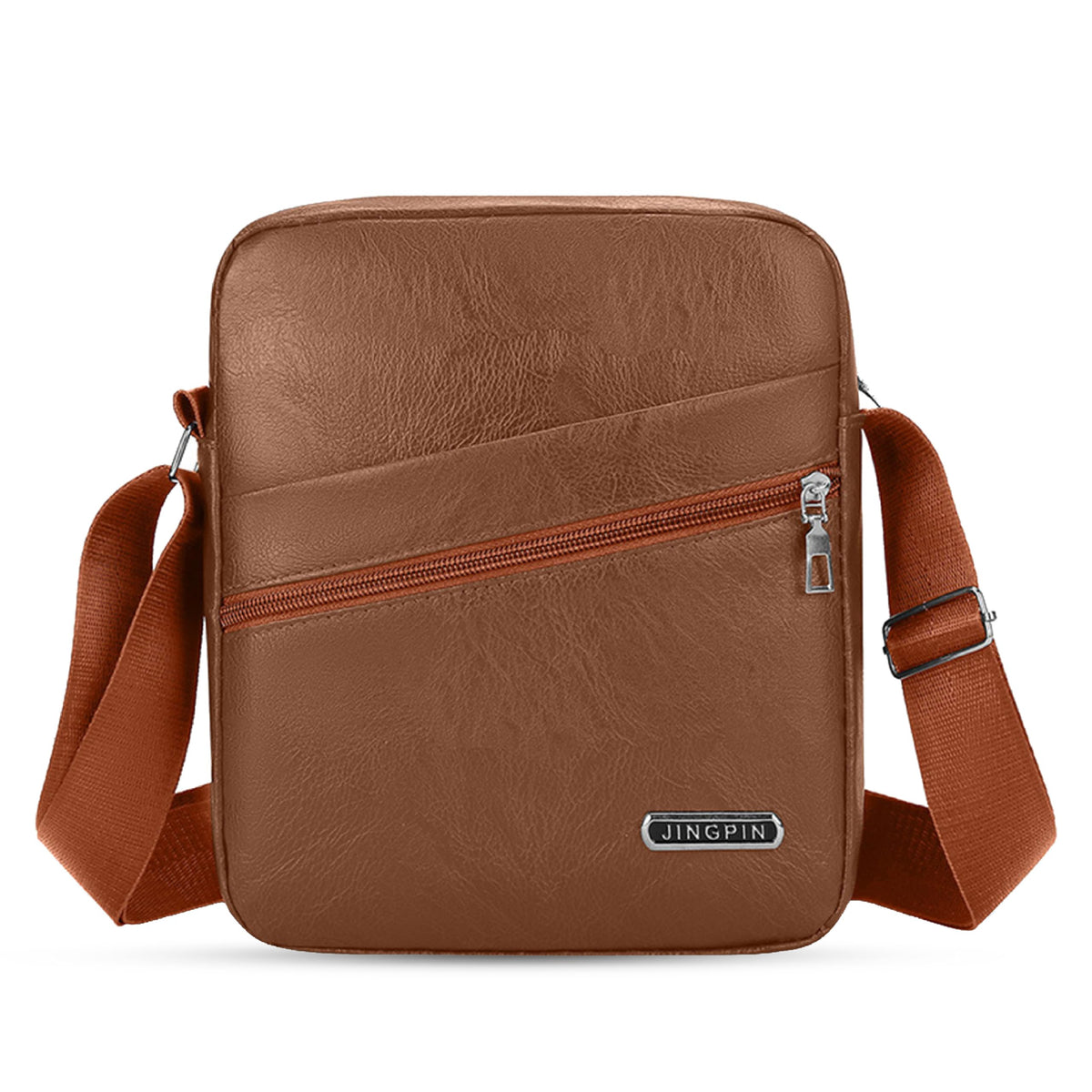 Kraptick Travel Shoulder Bag  MultiFunction Pu Leather Office Bag, Sling Bag For Men And Women, Waterproof CrossBody Bag For 