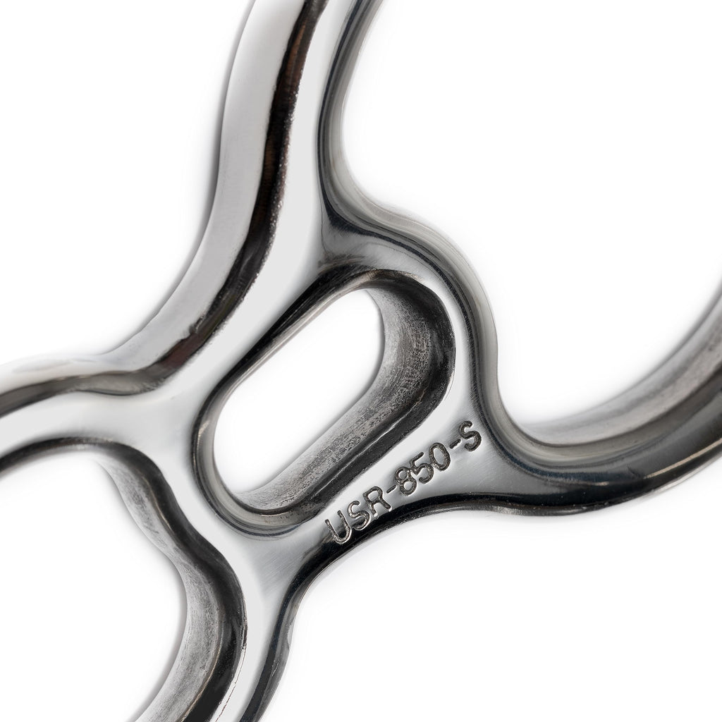 Proclimb Figure 8 Descender | Stainless Steel | Rappelling And Rescue | 50 Kn | Bent Ear Design