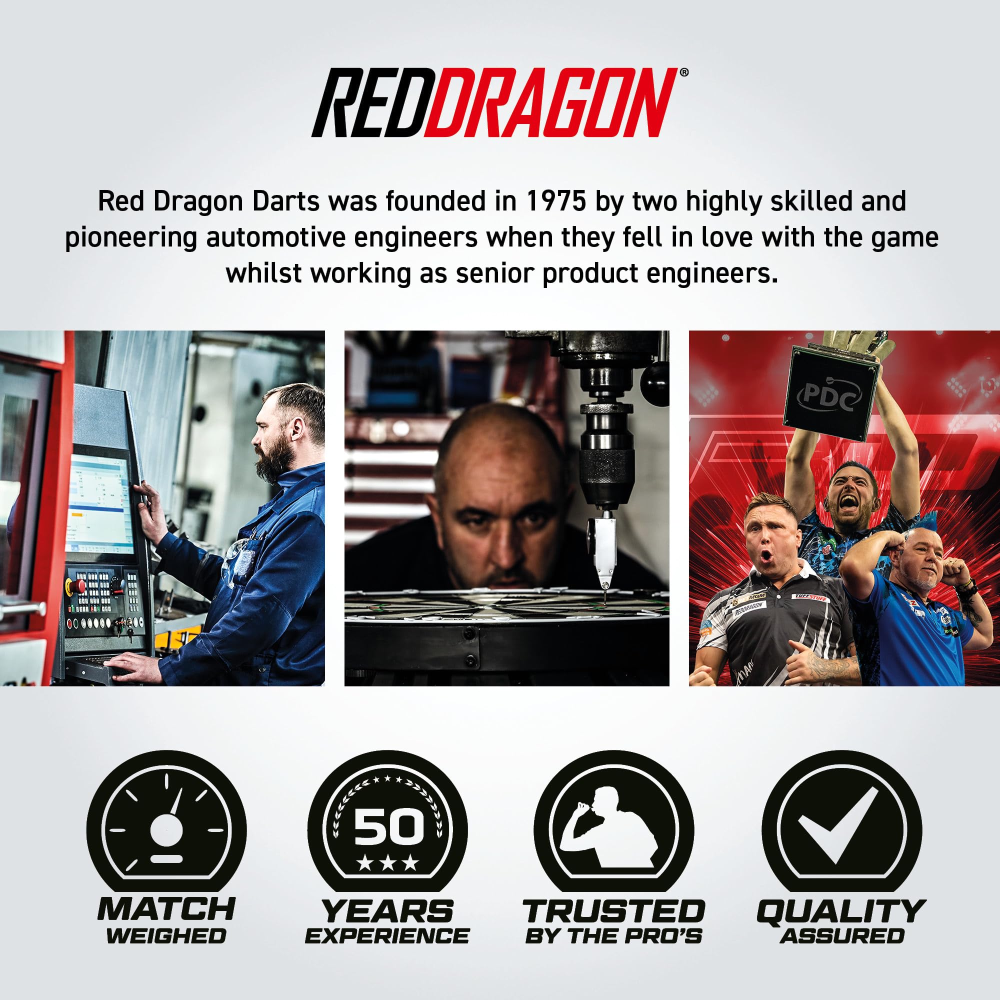 Red Dragon Golden Eye 1: 24G - Tungsten Darts With Flights And Stems