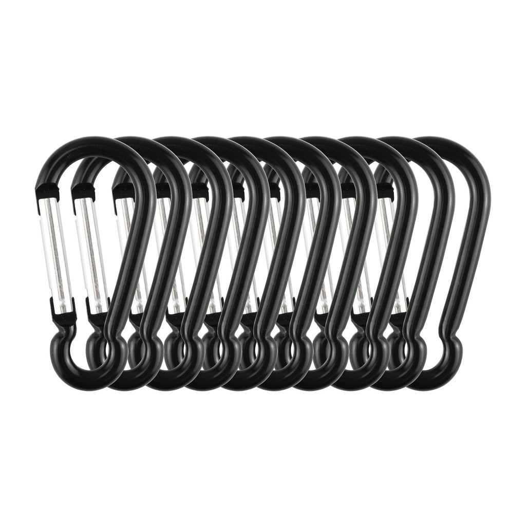 Swatom Aluminum Carabiner Clip 1.6 Inches Spring Snap Hook Keyring Carabiners For Camping Traveling Hiking Keychains Outdoor Acc