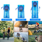 Joyhill Tpu Hydration Bladder,1.5L 2L 3L Water Bladder For Hiking Backpack Bpa Free Leak Proof Hydration Pack For Camping Runnin