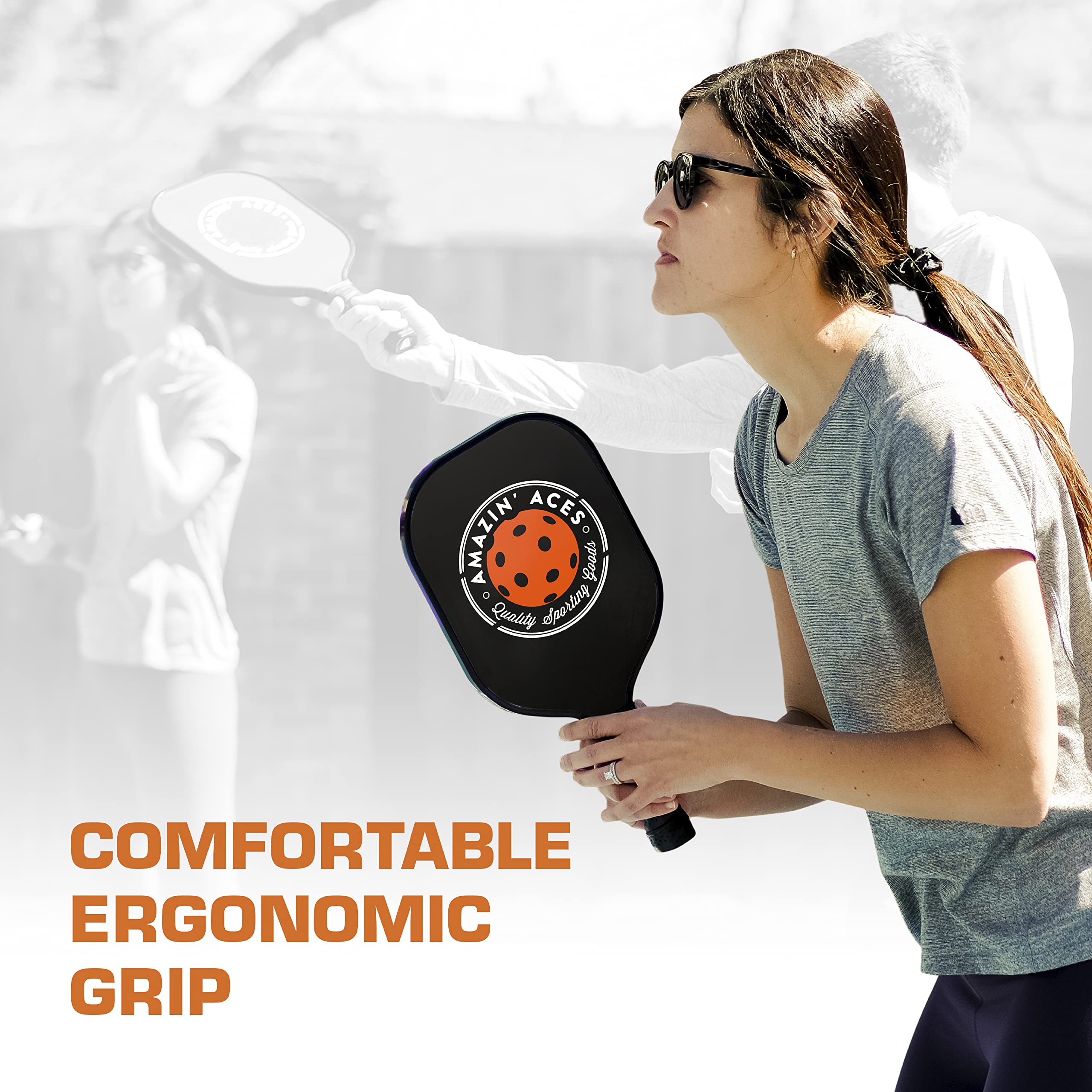Amazin' Aces Pickleball Paddles - Pickleball Set - Usapa-Approved Pickleball Rackets For All Levels And Ages