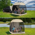 Alvantor Pop Up Screen House, 4 In 1 Outdoor Camping Tent,7'X7' Screen Room With Mosquito Netting, Suv Tent With Carry Bag, Inst