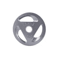 Cap Barbell 2-Inch Olympic Grip Weight Plates, Single, Gray, 25 Lb
