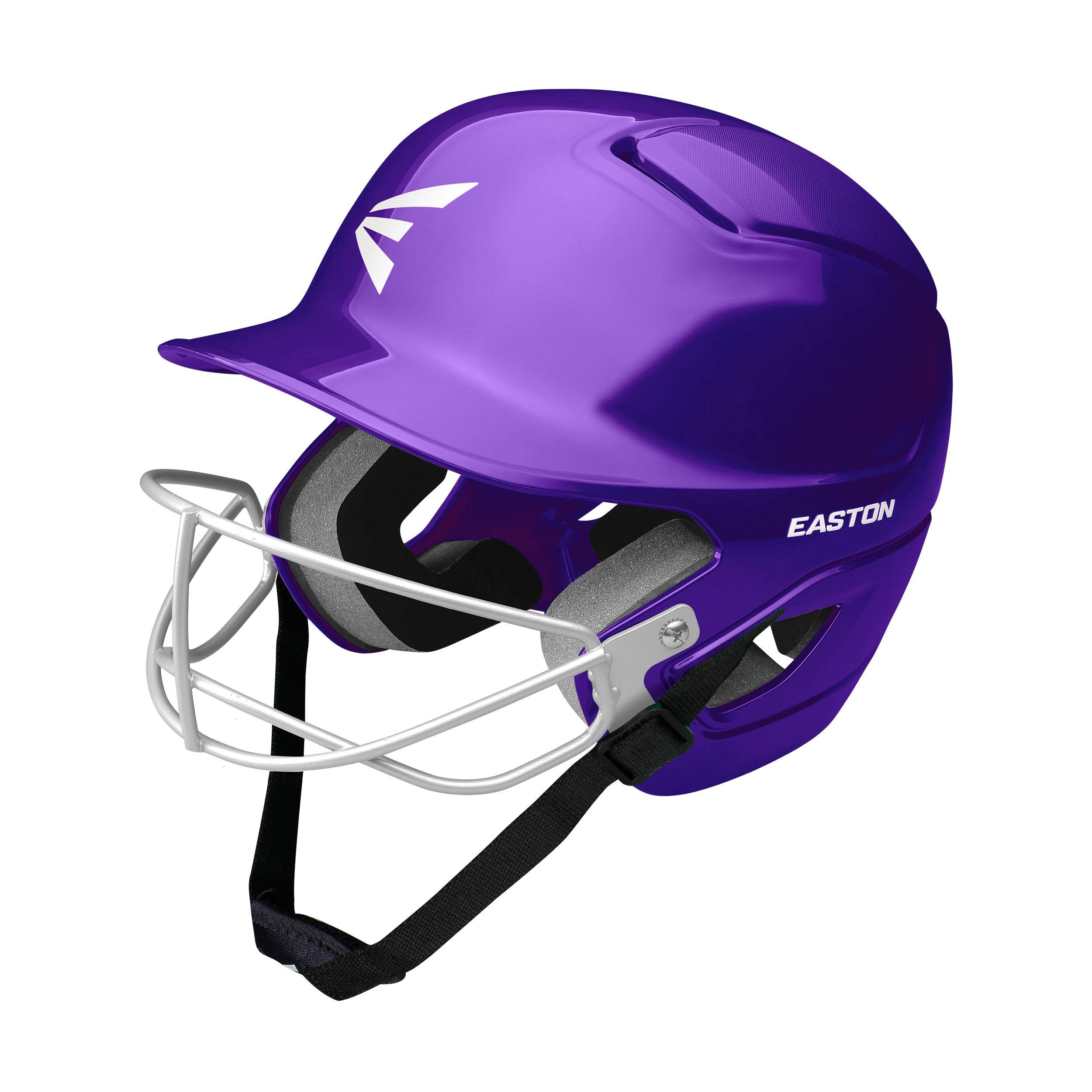 Easton Alpha Softball Batting Helmet W/ Softball Mask, Medium/Large, Purple