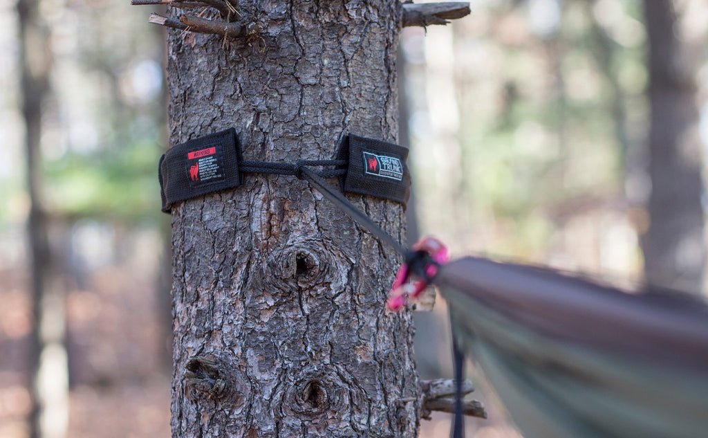 Grand Trunk Tree Slings Camping Hammock Hanging Kit - Quick And Easy Set-Up With Pre-Knotted Straps And Tree-Friendly Trunk Slee