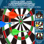 Magnetic Dart Board, Safe Dart Game Toy For Kids, 12Pcs Magnetic Darts, Excellent Indoor Game And Party Game, Double Sided Dart