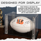 Franklin Sports Nfl Cincinnati Bengals Autograph Football - Official Size White Panel Souvenir Football For Autographs + Signatu