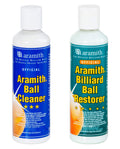 Aramith Bundle Of 2 Items Billiard Ball Cleaner & Aramith Billiard Ball Restorer 8.4 Fl.Oz. Bottles