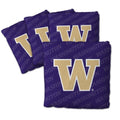 YouTheFan Officially-Licensed NCAA Washington Huskies Set of 4 Cornhole Bags - All Weather Regulation 6    x 6    Size - 16oz We