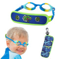 RUIGAO Kids Swimming Goggles,Toddler Goggles Fabric,Dinosaur Swimming Goggles For Toddler/Kids/Youth