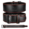 Dmoose Weight Lifting Belt For Men Genuine Leather For Men And Women, 4 Inch Wide, Adjustable Buckle, 5Mm Thick For Weightliftin