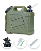 Upwoigh Camping Water Container, 2.6 Gallon Water Containers Jug, Truly No Leakage Water Storage, Military Green Water Tank,Bpa 