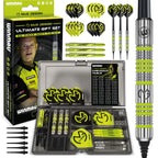 Winmau Michael Van Gerwen Mvg Softip Gift Set - 50 Piece Darts Set With 4 Sets Of Shafts, 4 Sets Of Flights Plus Accessories