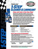 Finish Line 1-Step Bicycle Chain Cleaner And Lubricant, 17-Ounce Aerosol Spray